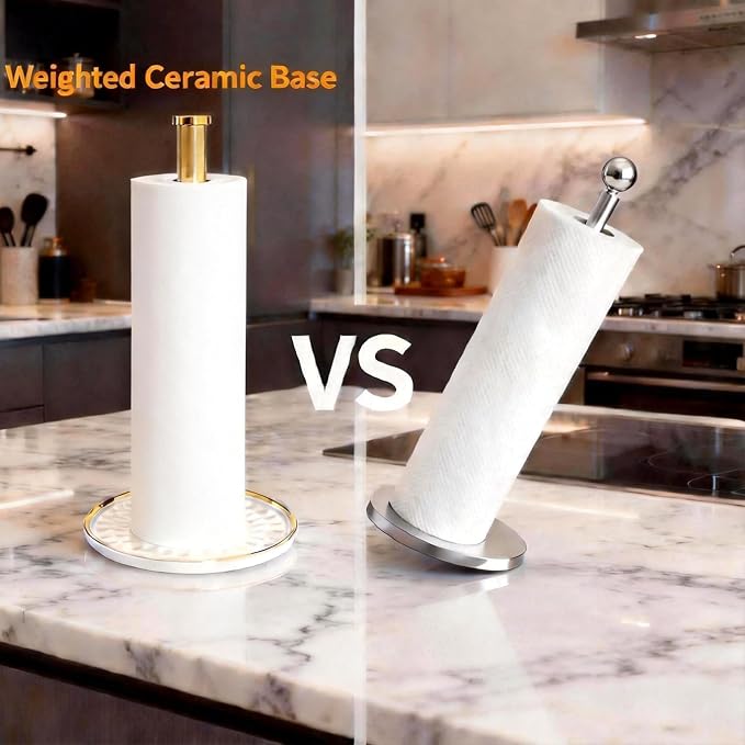 Paper Towel Holder Countertop, Kitchen Paper Towels Holder - Image 4
