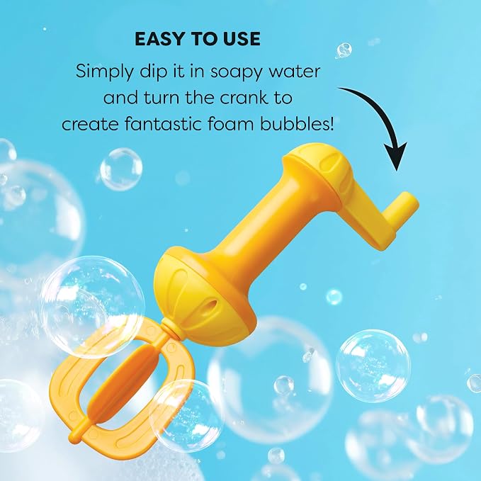 HABA Toddler Bath Toys: Bubble Bath Whisk - Image 6