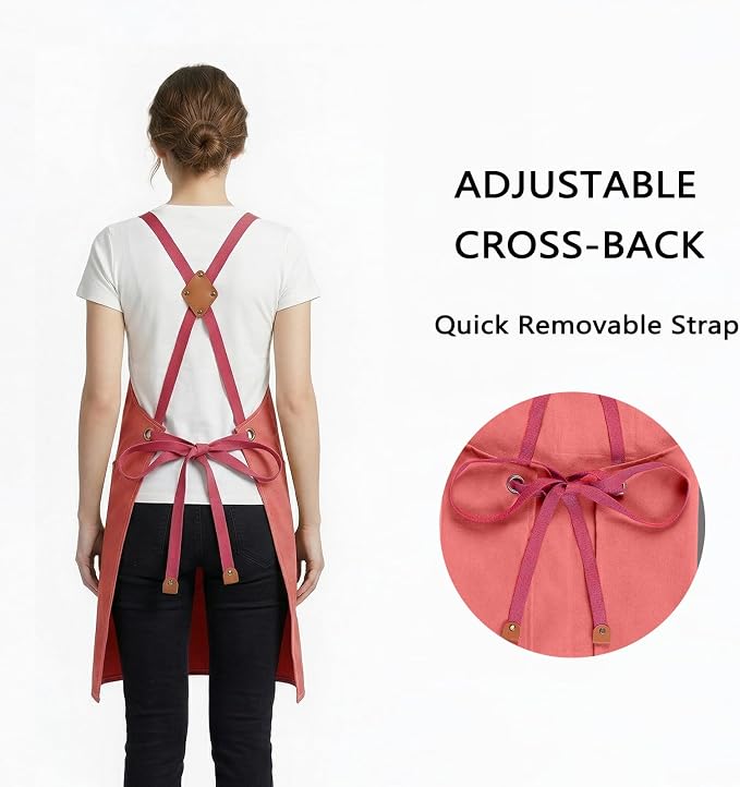 ZOMAO Chef Apron for Women Men - Image 3
