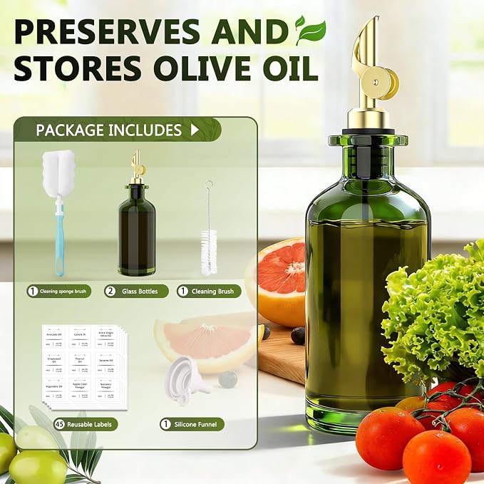 COOLMI Oil Dispenser for Kitchen - 12oz/350ml - Image 6