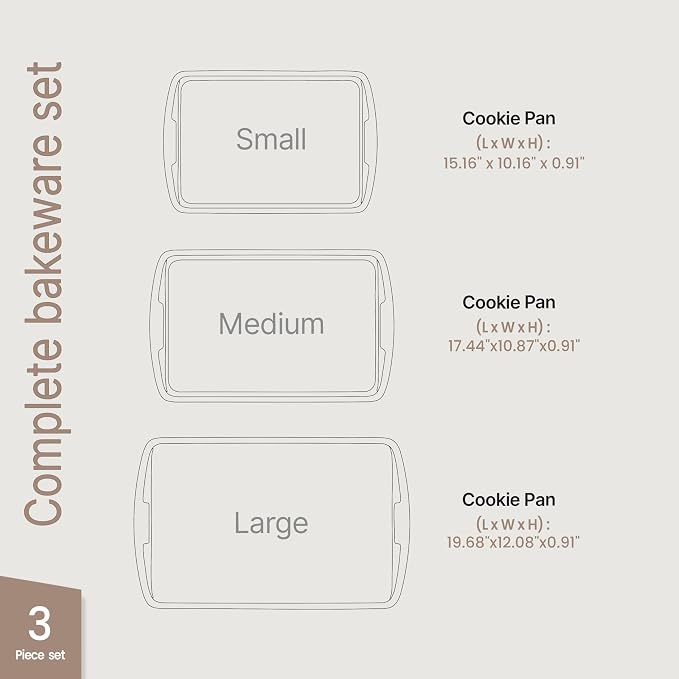 BAKKEN Kitchen Baking Pan Set - Image 2
