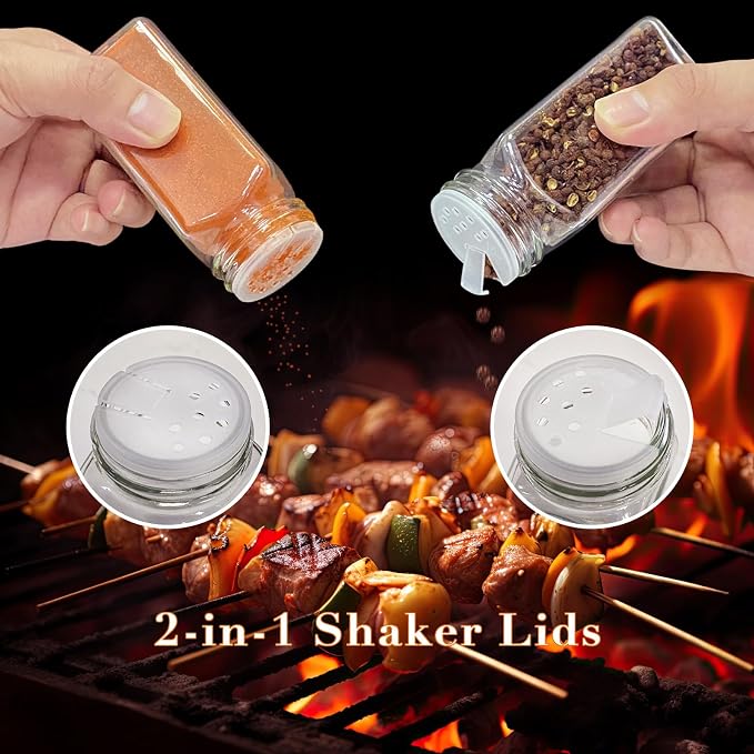 30 Pcs Spice Jars, 4oz Seasoning Containers - Image 3