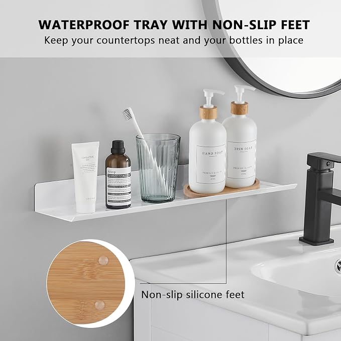 White Glass Soap Dispenser - Image 6