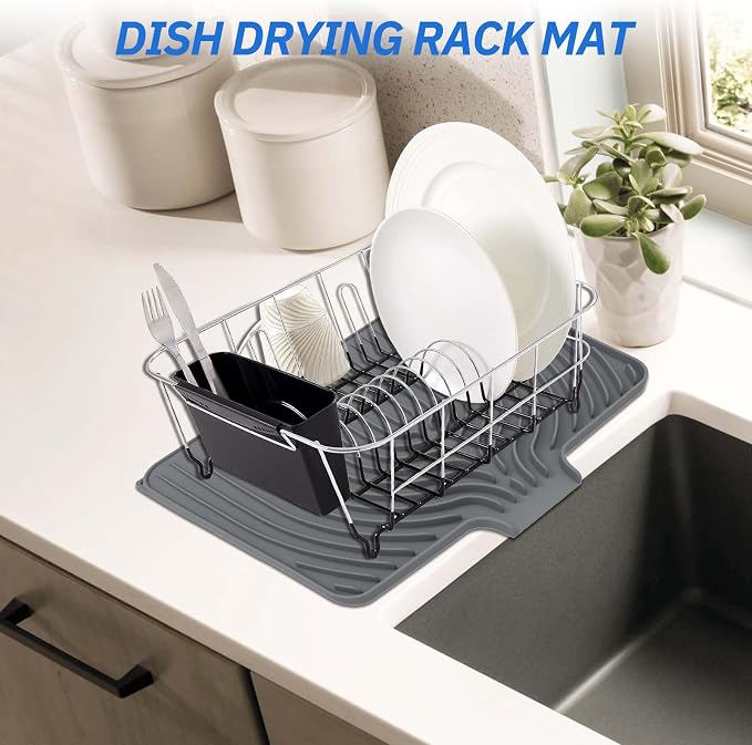 Dish Drying Mat for Kitchen Counter, - Image 5