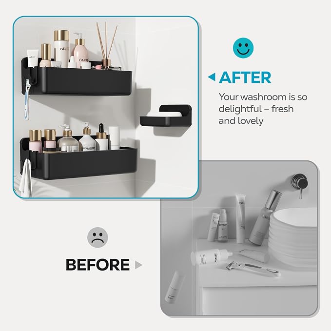 Nieifi Adhesive Wall Shelf, Shower Shelves, Shower Organizer - Image 7