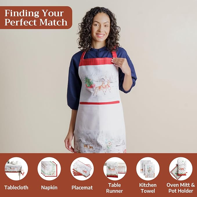 Maison d' Hermine 100% Cotton Apron - Image 4