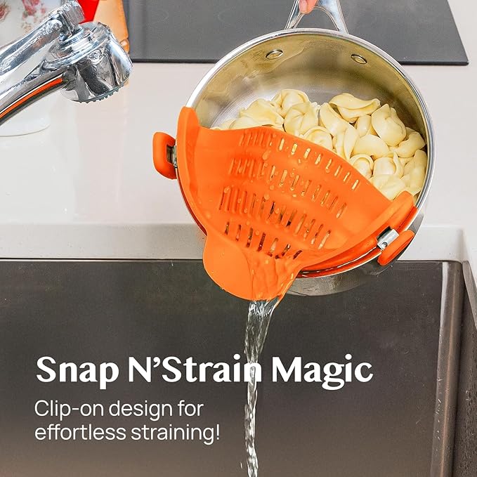 Kitchen Gizmo Snap N Strain Clip On Strainer - Image 2