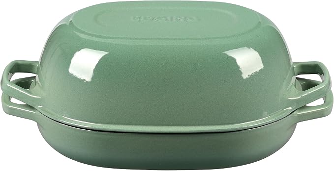 EDGING CASTING Enameled Cast Iron Oval Dutch Oven Pot - Image 8