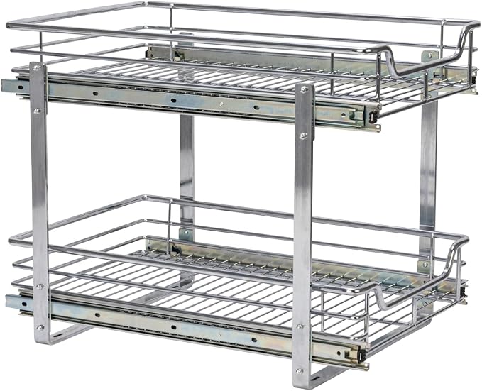Household Essentials Glidez Multipurpose Chrome-Plated Steel Pull-Out/Slide-Out - Image 10