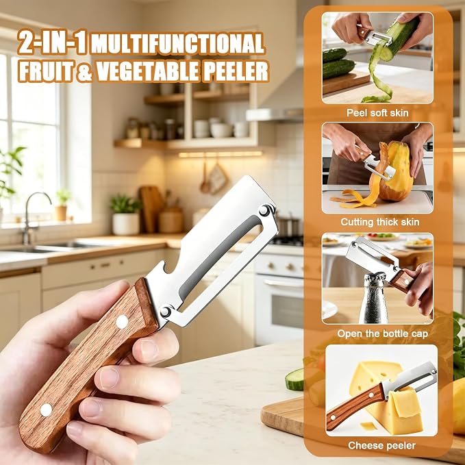 4PCS Multi-Functional Vegetable Peelers - Image 4