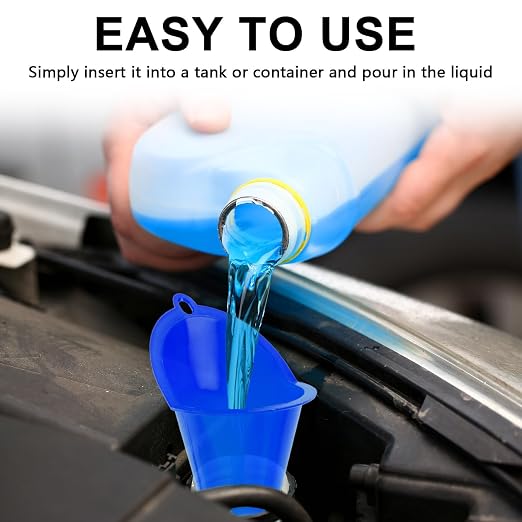 Long-Neck Oil Funnel for Automotive – Multi-Function Plastic Funnel for Oil - Image 6