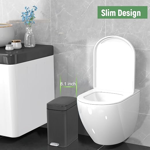 rejomiik Small Bathroom Trash Can - Image 2