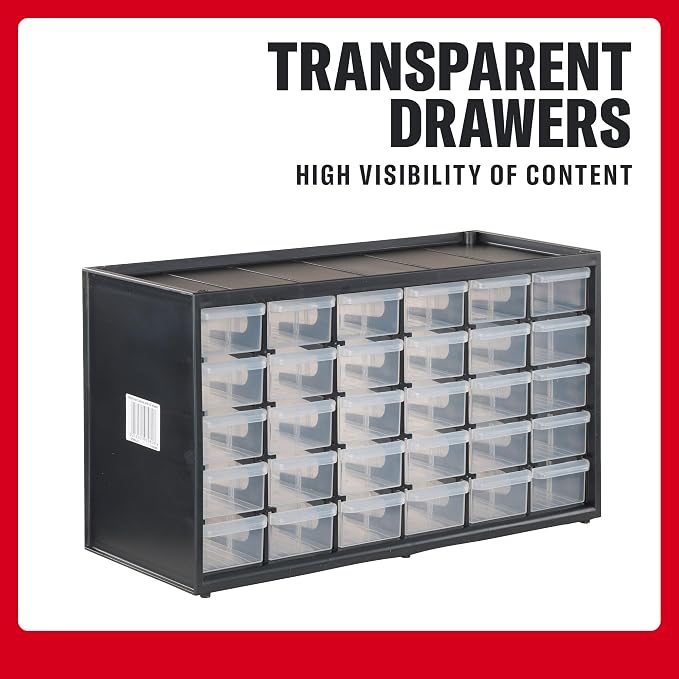 CRAFTSMAN Storage Organizer, 30 Small Drawer Modular Storage System, Easily - Image 4