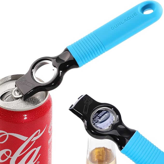2-Pack Magnetic Beer Bottle Opener & Soda Can Opener, 2-in-1 Bottle Opener and by DUNLAGUE