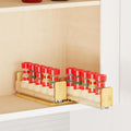 SpaceAid Bamboo Pull Out Spice Rack Organizer by SpaceAid