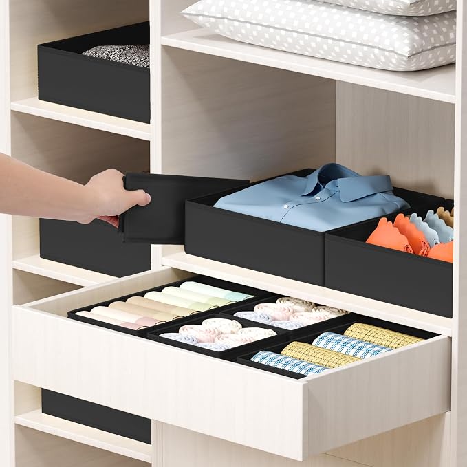 DIMJ Drawer Organizer Clothes - Image 4