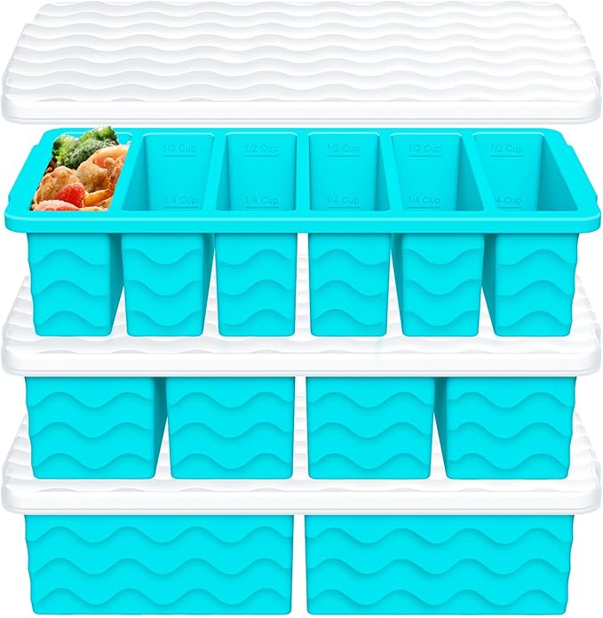 3-Pack Silicone Freezer Trays by Doasuwish