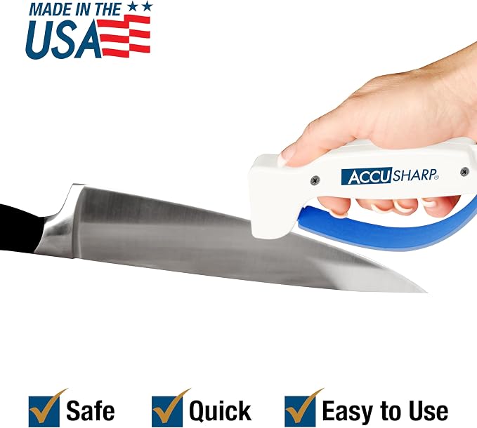 AccuSharp Knife Sharpener, Ergonomic Comfortable Handle, Compact & Easy to Use - Image 5