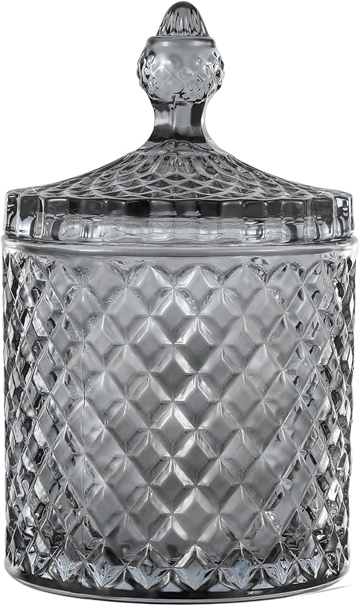 rejomiik Qtip Holder Glass Apothecary Jars by rejomiik