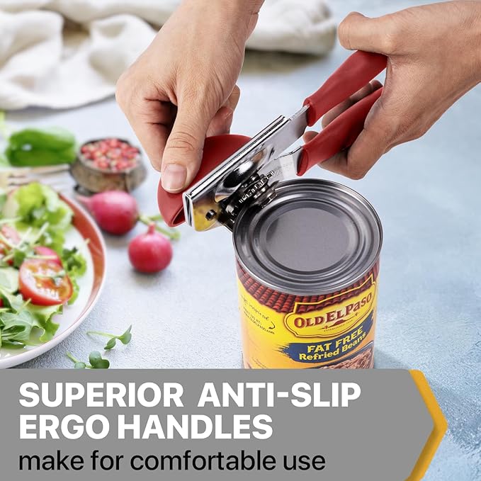 Can Opener Manual Heavy Duty, UHIYEE Hand Held Can Openers - Image 5