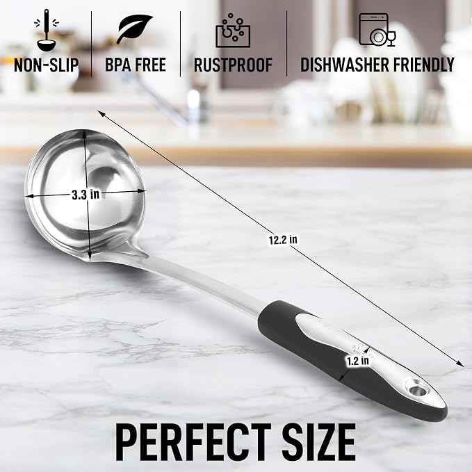 Zulay Kitchen Premium Soup Ladle - Image 2