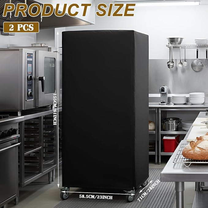Riakrum 1 Pc Bun Pan Rack Cover Bakers Rack Cover 20 Tier Sheet - Image 2