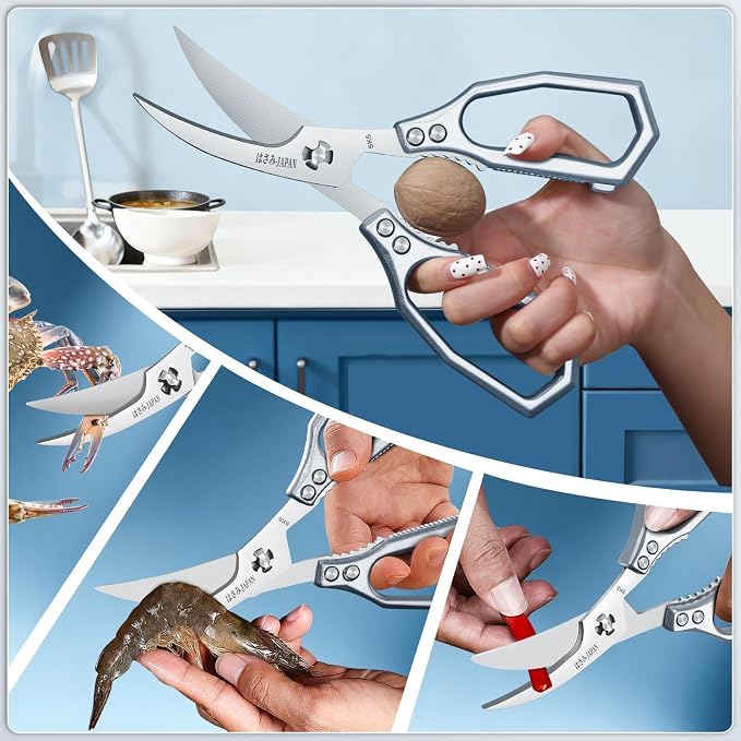 HUUSK Silver Kitchen Scissors Set - Image 4