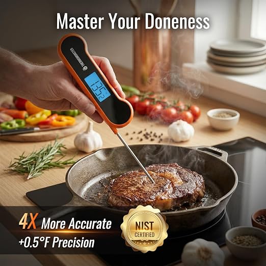 0.5 Sec Instant Read Meat Thermometer Digital - Image 3
