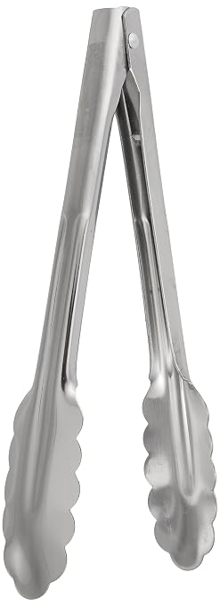 American Metalcraft HDUT975 Tongs, 9.375" Length x 2" Width by AmericanMetalcraftInc