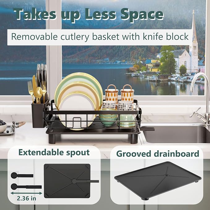 AIDERLY Iron Dish Drying Rack - Image 3