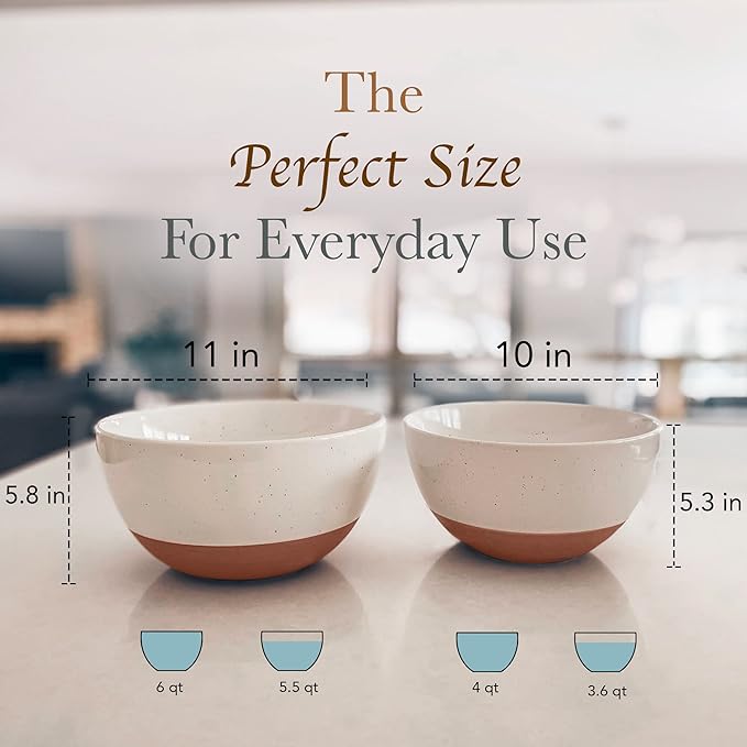 Mora Ceramic Large Mixing Bowls - Image 2