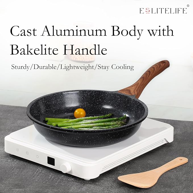 ESLITE LIFE Nonstick Ceramic Frying Pan Skillet - Image 5