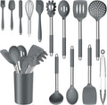 E-far 14 Pieces Silicone Cooking Utensils Set, Kitchen Utensils Set by E-far
