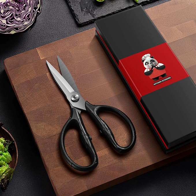 SHAN ZU 8.4" Titanium Heavy Duty Kitchen Scissors - Image 6