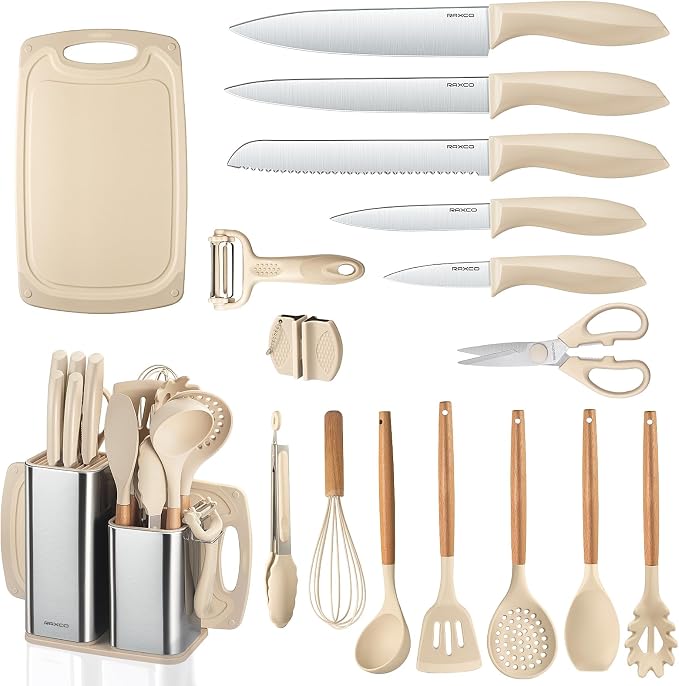 RAXCO Cooking Utensils Set, 12-Piece Kitchen Utensils and Accessories, 6-Piece by RAXCO