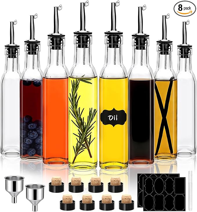 Salzesfalls 8oz Olive Oil Dispenser Bottle, Oil Dispenser by Salzesfalls
