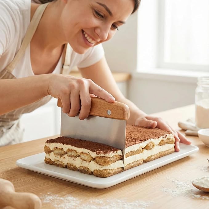 Dough Cutter, Kitchen Scraper, Food Scraper, Bench Scraper Kitchen Tool - Image 7