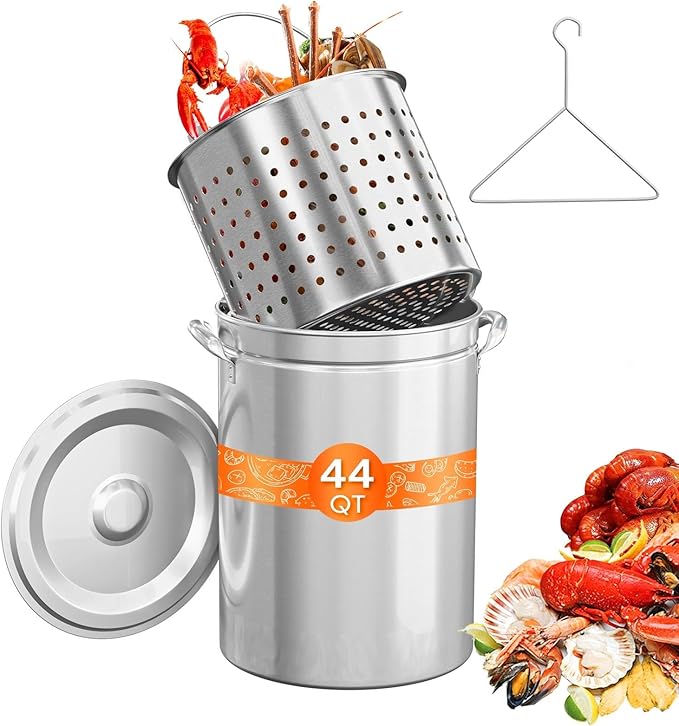 ROVSUN 44QT Stainless Steel Seafood Boil Pot by ROVSUN