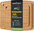 Keechee Dishwasher Safe Bamboo Cutting Boards Durable Lightweight Wood Cutting by Keechee