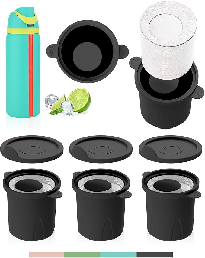 Ice Molds for Owala 24-40oz, Food-Grade Soft Silicone, No White Residue by TOVICE