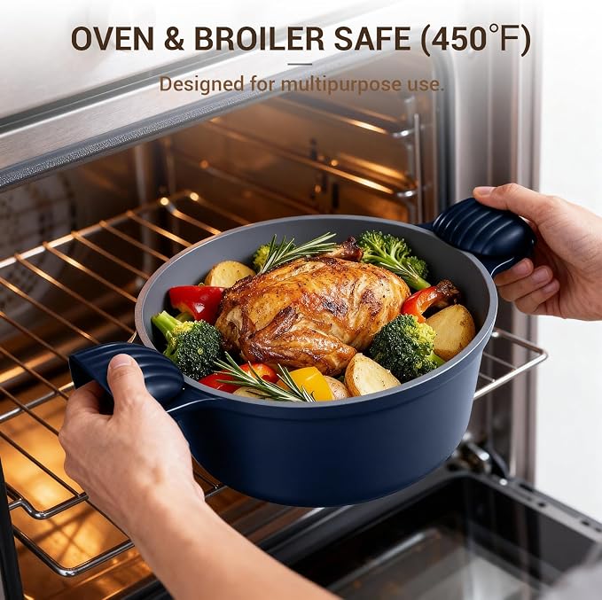 Ammeloo 4.5 Qt Non Stick Soup Pot - Image 7