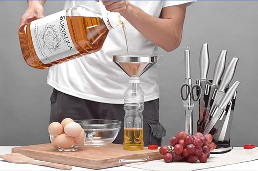 5-Inch Food Grade Stainless Steel Kitchen Funnel - Image 5