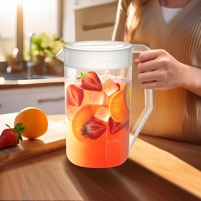 Amazing Abby - Kitchen Party - 2-Quart Plastic Pitcher, Unbreakable Water - Image 3