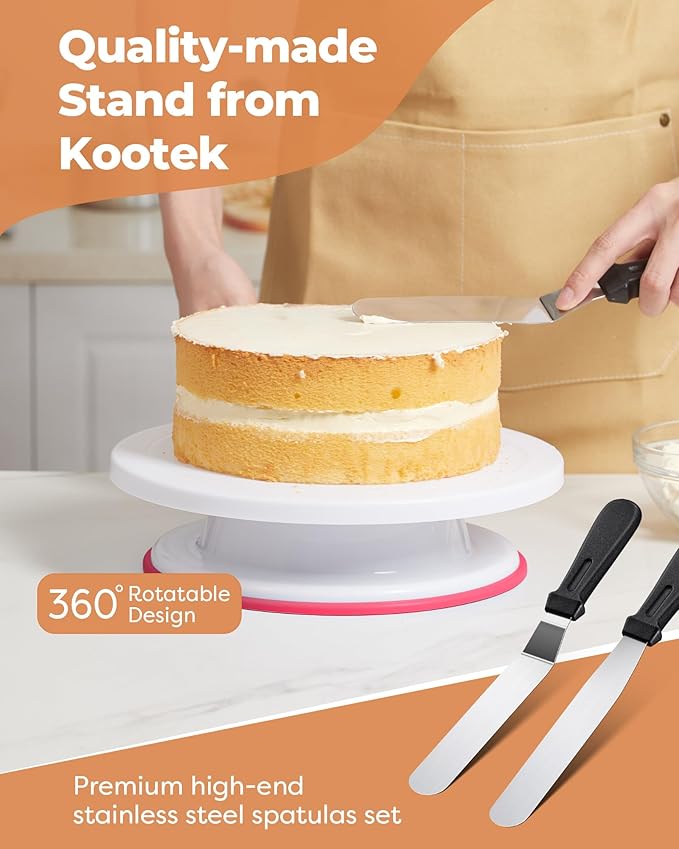 Kootek 700pcs Cake Decorating Kit, Baking Supplies - Image 4