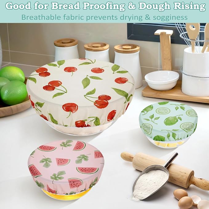 5-Size Reusable Beeswax Bowl Covers - Image 4