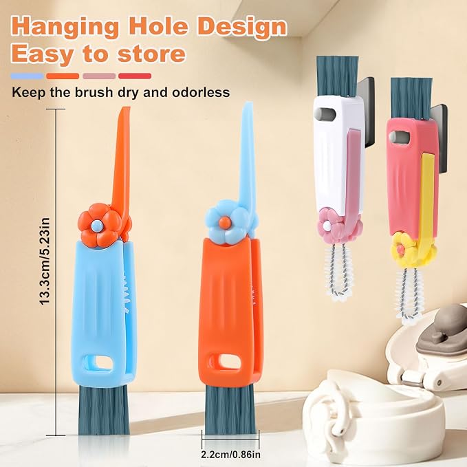 3 in 1 Cup Lid Cleaning Brush, Gap Cleaner Brushs - Image 2