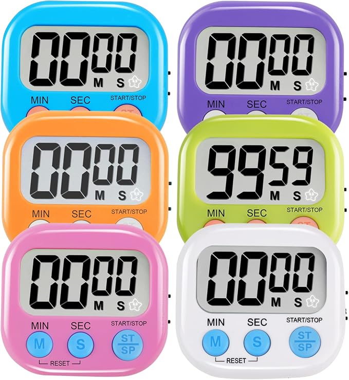 6 Pack Multi-Function Electronic Timer by Unknown