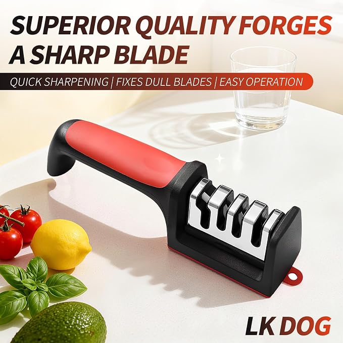 4-in-1 Kitchen Knife Sharpener, Scissor Sharpening - Image 9