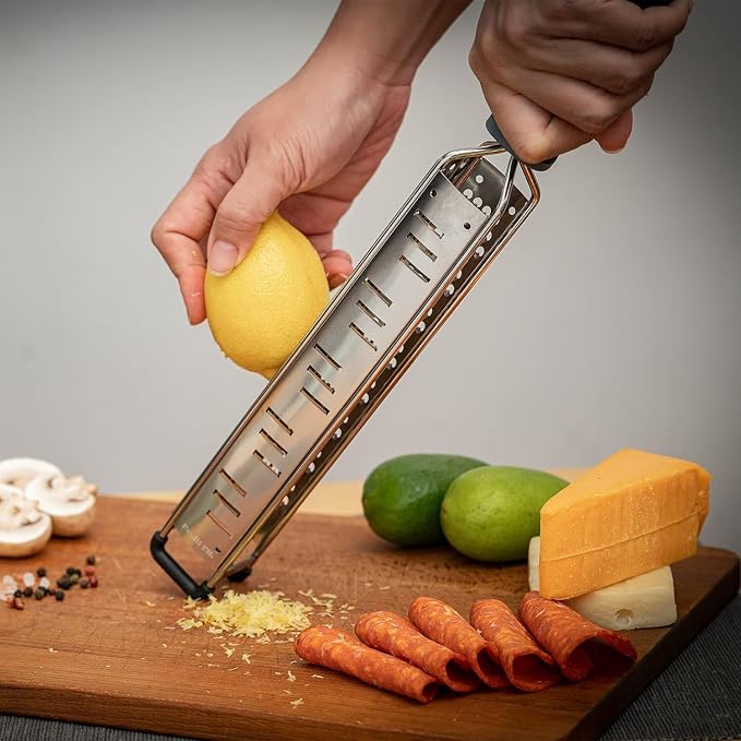 3 in 1 Cheese Grater Zester Citrus Lemon 304 Stainless Steel Zester Versatile - Image 6