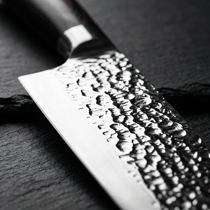 imarku Nakiri Knife, Razor Sharp 7 Inch Multipurpose Vegetable Japanese Chef - Image 7